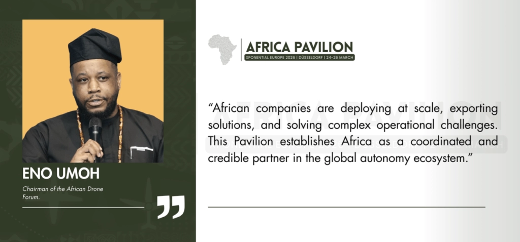 Africa Pavilion to Debut at XPONENTIAL Europe 2026 Africa Pavilion to Debut at XPONENTIAL Europe 2026 | ADrones | 2