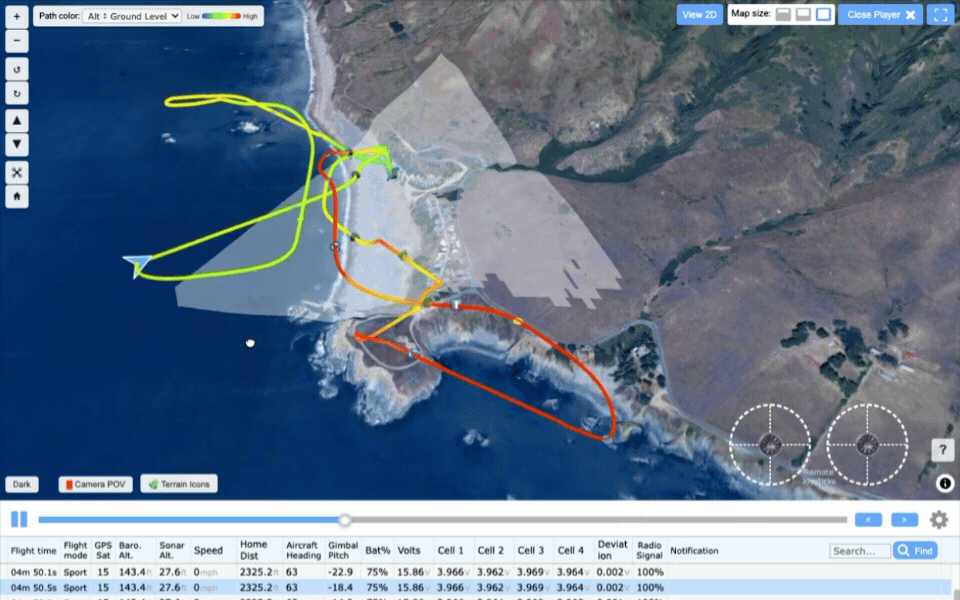 AirData Introduces 3D Flight Player for Enhanced Drone Flight Analysis AirData Introduces 3D Flight Player for Enhanced Drone Flight Analysis | ADrones | 1