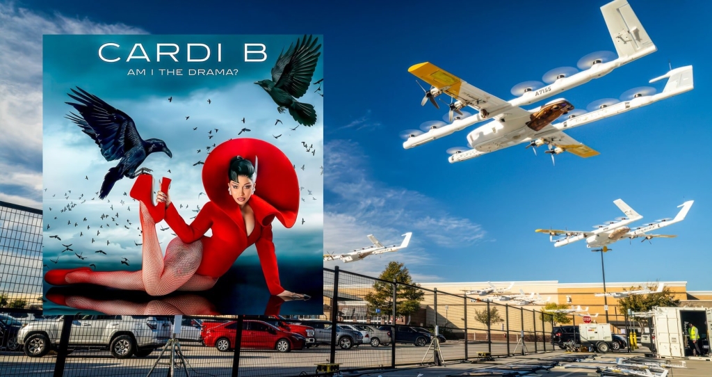 Cardi B's Album Drop Sets A Drone Delivery Record | ADrones | 1
