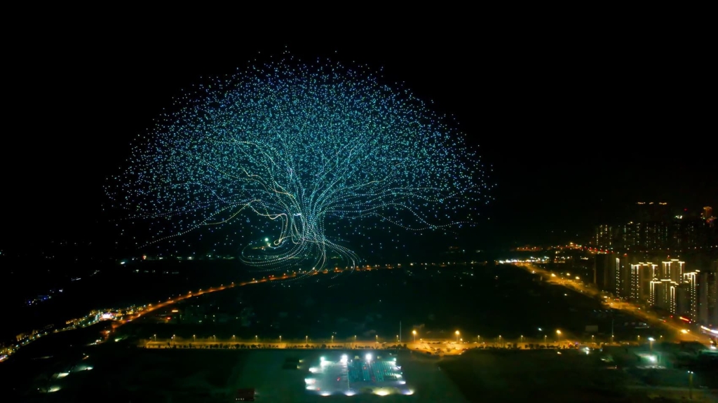 China's 15,947-Drone Show Breaks World Records China’s 15,947-Drone Show Breaks World Records | ADrones | 1