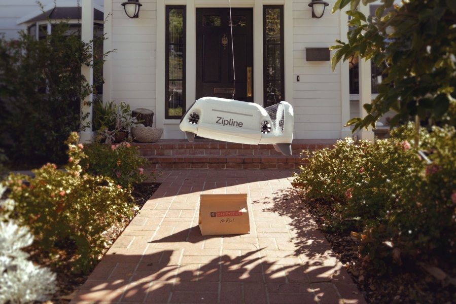 Chipotle Partners with Zipline to Launch Drone Delivery in Dallas | ADrones | 2