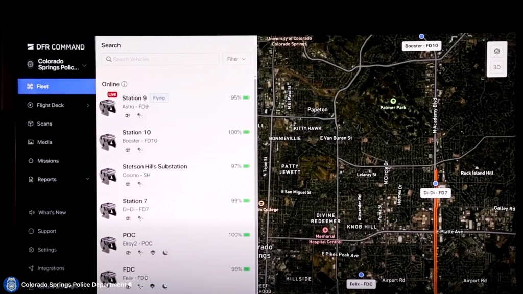 Colorado Springs PD Drone Tracks Juvenile Suspects Through Creek Colorado Springs PD Drone Tracks Juvenile Suspects Through Creek | ADrones | 5