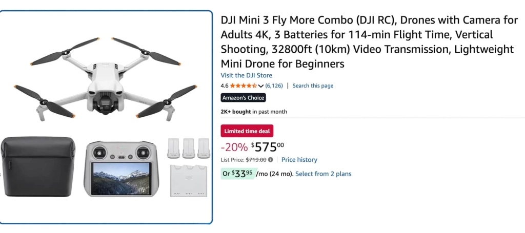 DJI Mini 3 Is The Perfect First Drone And It's On Sale DJI Mini 3 Is The Perfect First Drone And It’s On Sale | ADrones | 1