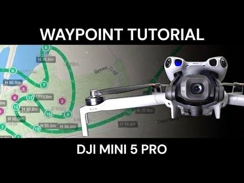 DJI Mini 5 Pro Waypoint Tutorial - How To Create A Waypoint Mission DJI Mini 5 Pro Waypoint Tutorial - How To Create A Waypoint Mission | ADrones | 2