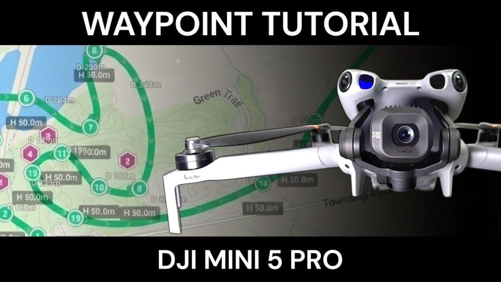 DJI Mini 5 Pro Waypoint Tutorial - How To Create A Waypoint Mission DJI Mini 5 Pro Waypoint Tutorial - How To Create A Waypoint Mission | ADrones | 1
