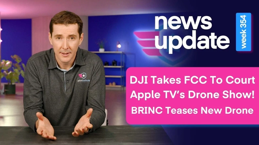 DJI Takes FCC To Court, Apple Sets Drone Light Show Record, And Brinc Teases New Night Drone DJI Takes FCC To Court, Apple Sets Drone Light Show Record, And Brinc Teases New Night Drone | ADrones | 1