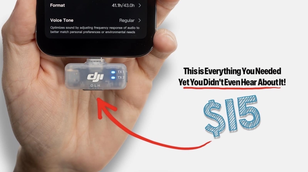 DJI's $15 Mobile Receiver Transforms Smartphone Audio—But U.S. Creators Can't Buy It DJI's $15 Mobile Receiver Transforms Smartphone Audio—But U.S. Creators Can't Buy It | ADrones | 1