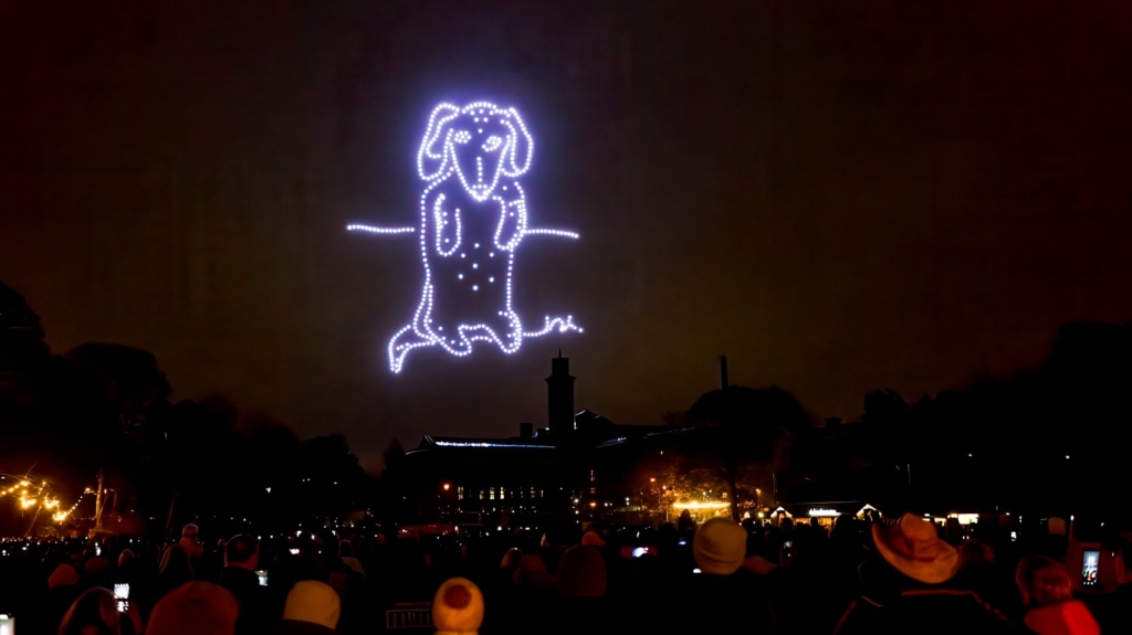 Drone Show Brings David Hockney’s Art To The Sky In Bradford | ADrones | 2