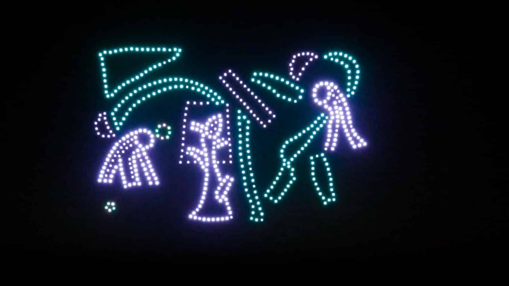 Drone Show Brings David Hockney’s Art To The Sky In Bradford | ADrones | 3