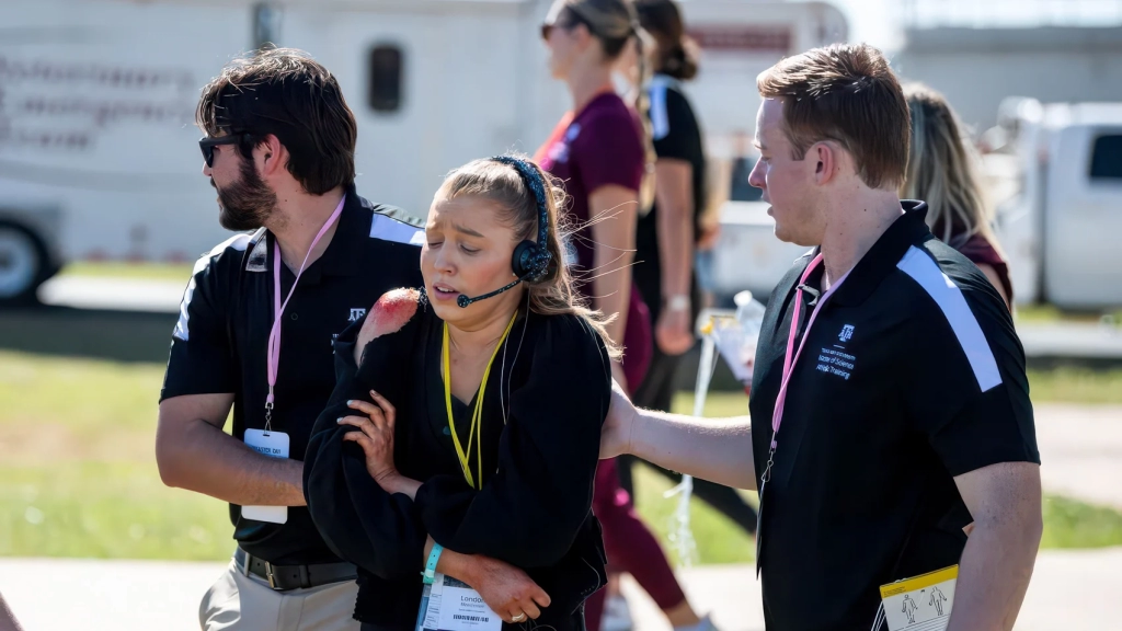 Drones Fly Over Texas A&M's Mock Disaster City In Mass Casualty Drill Drones Fly Over Texas A&M's Mock Disaster City In Mass Casualty Drill | ADrones | 7