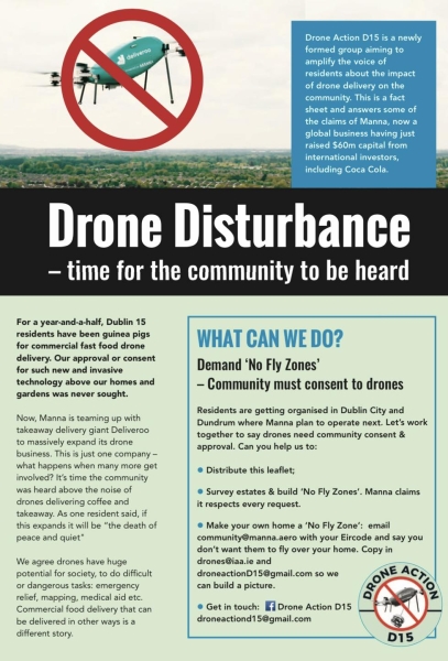 Dublin 15’s Drone Drama: Manna’s Expansion Plans Meet | ADrones | 2
