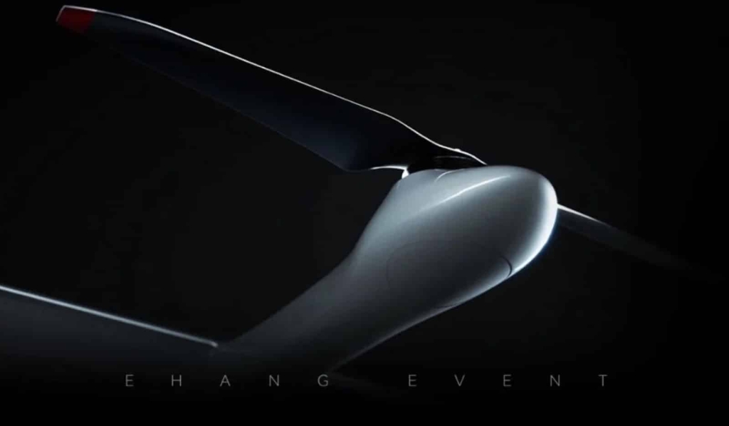 EHang Teases VT35 Long-Range Air Taxi Launch For October 13 | ADrones | 2