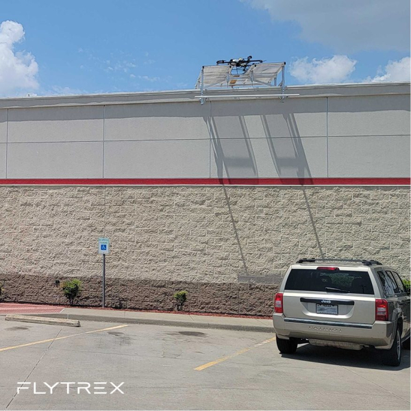Flytrex Adds Rooftop Drone Docks and AI Fleet Positioning in Dallas Flytrex Deploys Rooftop Drone Docks and AI Positioning to Slash Delivery Costs in Dallas | ADrones | 1