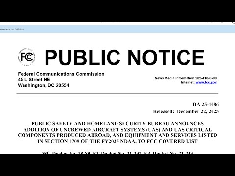 FPV Pilot Joshua Bardwell: FCC Component Ban May Not Be As Bad As It Sounds FPV Pilot Joshua Bardwell: FCC Component Ban May Not Be As Bad As It Sounds | ADrones | 2