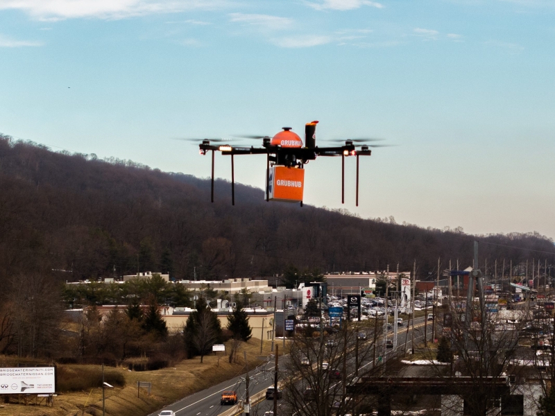 Grubhub and Dexa Launch New Jersey's First Drone-Powered Food Delivery Program Grubhub and Dexa Launch New Jersey’s First Drone-Powered Food Delivery Program | ADrones | 3