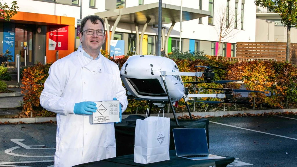 Irish Startup Manna Simulates Blood Delivery Between Dublin Hospitals Irish Startup Manna Simulates Blood Delivery Between Dublin Hospitals | ADrones | 3
