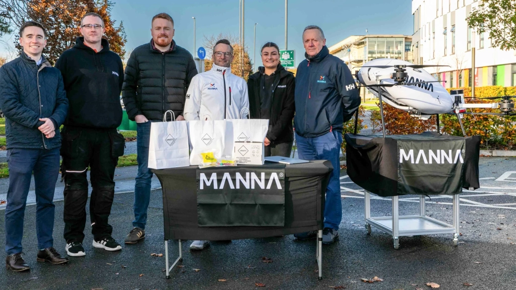 Irish Startup Manna Simulates Blood Delivery Between Dublin Hospitals Irish Startup Manna Simulates Blood Delivery Between Dublin Hospitals | ADrones | 6