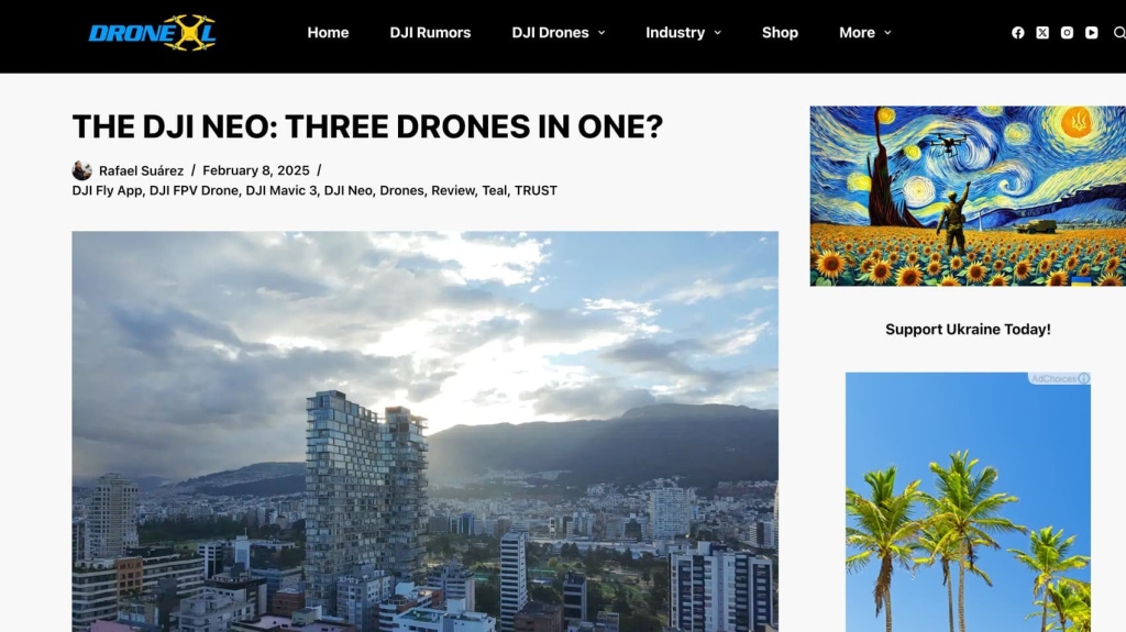 The Neo 2: DJI's Best Starter Drone Just Gets Better The Neo 2: DJI’s Best Starter Drone Just Gets Better | ADrones | 2