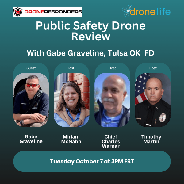 Tune in to the Public Safety Drone Review — Tuesday, October 7 at 3:00 PM EST | ADrones | 1