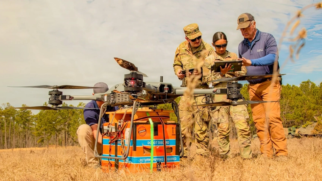 U.S. Army Tests TRV-150 Heavy Lift Drone U.S. Army Tests TRV-150 Heavy Lift Drone | ADrones | 4
